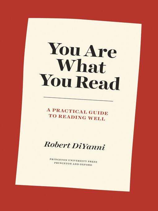 Title details for You Are What You Read by Robert DiYanni - Wait list